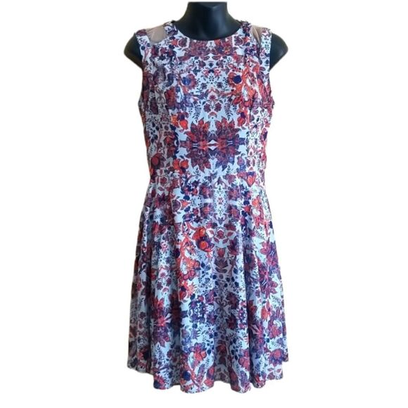 Astr Dresses & Skirts - ASTR Blue Floral Print Dress Sz Medium